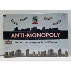 ANTI-MONOPOLY Finance Board Game by University Games 2007 New and Sealed